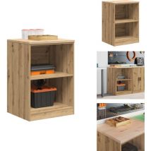 Armoire de rangement de garage chêne artisanal bois de pin - Armoire De Rangement De Garage - Armoires De Rangement De Garage - Armoire - Armoire De