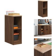 Armoire de rangement de garage chêne marron 30x51x85cm bois pin - Armoire De Rangement De Garage - Armoires De Rangement De Garage - Armoire