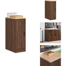 Armoire de rangement de garage chêne marron 30x51x85cm bois pin - Armoire De Rangement De Garage - Armoires De Rangement De Garage - Armoire