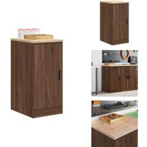 Armoire de rangement de garage chêne marron 40x51x85cm bois pin - Armoire De Rangement De Garage - Armoires De Rangement De Garage - Armoire