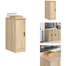 Armoire de rangement de garage chêne sonoma 30x51x85cm bois pin - Armoire De Rangement De Garage - Armoires De Rangement De Garage - Armoire
