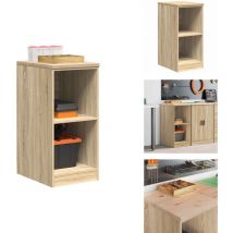 Armoire de rangement de garage chêne sonoma 40x51x85cm bois pin - Armoire De Rangement De Garage - Armoires De Rangement De Garage - Armoire