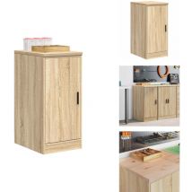 Armoire de rangement de garage chêne sonoma 40x51x85cm bois pin - Armoire De Rangement De Garage - Armoires De Rangement De Garage - Armoire