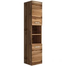 Badplaats - Armoire de rangement Paso 160 cm Chene - Haut colonne