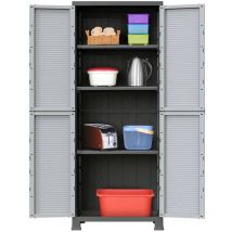 Armoire de rangement,Armoire en plastique 68x39x171,5 cm CFW54847