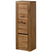Armoire de salle de bain 44x35x130 en bois de chêne massif huilé naturel montreux 60
