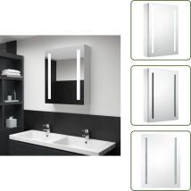 Armoire de salle de bain à miroir led 50x13x70 cm - Armoire De Salle De Bain - Meuble De Salle De Bain - Miroir led - Éclairage led - Vanity Unit