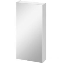 Armoire de toilette miroir 40 cm blanc brillant Malta