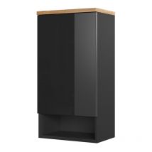 Armoire murale de salle de bain Eden, Anthracite, 40 x 77.5 cm Vicco
