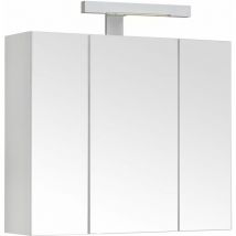 Allibert armoire de rangement PIAN'O murale avec miroir 60 x 60 x 18 cm