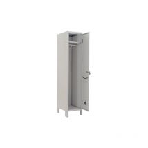 Armoire casier en tole avec fermeture 1 place cm36x35x179h avec serrure - Prometal