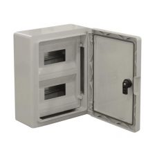 Em Distribution - Armoire électrique 18 modules 330x250x130mm étanche IP65 - Porte pleine - avec rail din