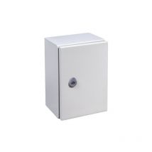 Em Distribution - Armoire électrique en métal 400x300x200mm - étanche IP66, IK10 - Livré avec tôle de fond