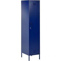 Beliani - Armoire de Rangement en Acier Bleu Marine à 1 Porte Style Industriel pour Bureau Frome