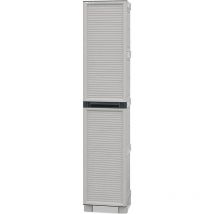 Armoire à pleine hauteur en polypropylène, L 350 x P 390 x H 1,720 mm
