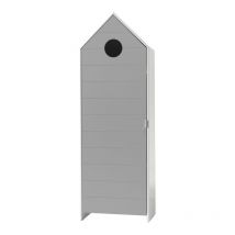 Armoire 1 porte Vipack Casami - Gris