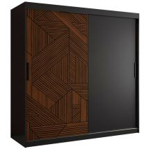 Mobilier1 - Armoire Hartford 465 , 200x180x62cm, Portes d'armoire: Glissement, Nombre d'étagères: 0