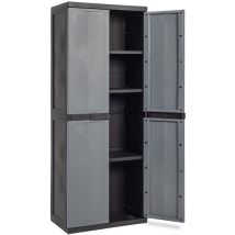 Fraschetti - Toomax Armoire Trend Midi En Re'sine Avec E'Tage'res Re'glables Cm.65x37x165h Cadenassable