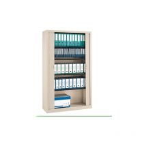 Armoire haute à rideaux monoblocs Généric 198 x 120 cm beige