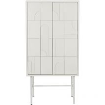 Boite A Design - Armoire, Meuble de rangement 140 x 70 cm Funk Beige en Wood