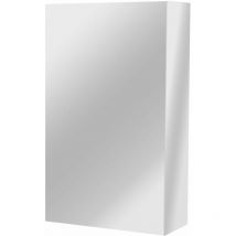 Allibert - Armoire de rangement oslo murale avec miroir 40 x 65 x 17 cm