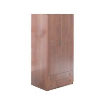Webmarketpoint - Armoire modulable avec 2 portes et 2 tiroirs en noyer antique 90x60xH 180 cm