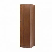 Argonauta - Armoire modulable pour chambre avec 1 porte Noyer Antique Cm 45x60xH 180