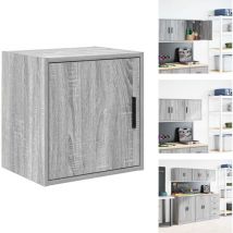 Armoire murale de garage sonoma gris bois d'ingénierie - Armoire Murale De Garage - Armoires Murales De Garage - Armoire - Armoire De Rangement De
