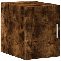 Armoire murale chêne fumé 30x42,5x40 cm bois d'ingénierie Vidaxl