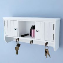 Oylda - Armoire murale Armoire de rangement - Style Contemporain pour clés et bijoux avec portes et crochets BV377538 - BonneVie