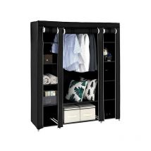 Aiducho - Armoire Pliante Organiseur Avec Tissu Non Tissé Rapide Et Facile à Assembler Extra Solide Et Durable Armoire Non Tissée 5 Couches 12 Grille