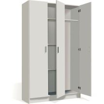 Dianhydro - Armoire polyvalente avec porte-balai 3 portes