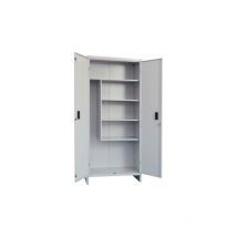 Prometal - Armoire a' balai 2 portes cm40x60x179h en tole grise avec serrure