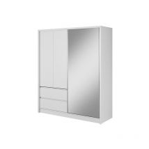 Armoire SARA en plusieurs couleurs 184 x 214 x 62 cm - Blanc