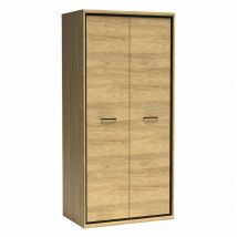 Mobilier1 - Armoire Etrmoni 100 , 197x92x59cm, Portes d'armoire: Avec des charnières, Nombre d'étagères: 0