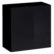 Meublorama - Armario suspendido – Negro – Colección switch – 60x60 cm – Diseño moderno