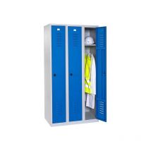 Matisère - Armoire vestiaire industriel - 3 portes - Dimensions 900x500x1800mm - W030130003