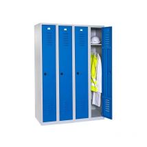 Matisère - Armoire vestiaire industriel - 4 portes - Dimensions 1200x500x1800mm - W030130004