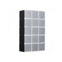 Armoire Walter grise et noire
