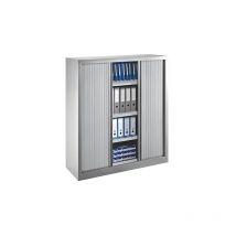 Armoires à rideaux monobloc h 136 x l 120 cm corps aluminium rideaux aluminium