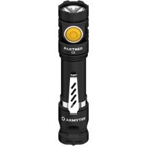 Partner C2 Magnet usb Warm led (monocolore) Torcia tascabile con clip per cintura, con fondina a batteria ricar - Armytek