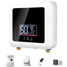 Arnault - Mini chauffe-eau instantané sans réservoir 220 v avec panneau d'affichage numérique led - Douche électronique - Économie d'énergie (7500 w