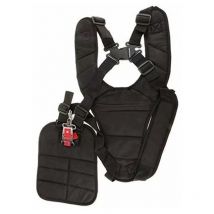 Msbd - shining house Arnés de doble correa para el hombro con botones de seguridad acolchados para desbrozadora, cortadora de césped y recortadora,