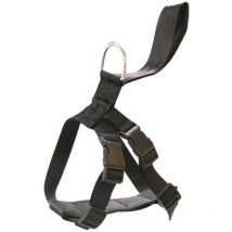 Arnes de coche para cinturon de seguridad de perros talla s arnes de seguridad para coche en nylon reforzado A33 50CM B43 56CM C25MM 5 10 kgs oferta