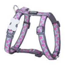 Red Dingo - Arnés para perro style hot pink on cool grey 45-66 cm 36-59 cm