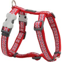 Chadog - Arnés para perro red dingo union jack 25-39 cm rojo