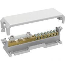 Potentialausgleichsklemme 10 löcher 45x155x46 mm - tp309 - Arnocanali