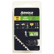 Catena per motosega 3/8', 1,3 mm - 52 maglie di trasmissione - tronchesi semicircolari Arnold