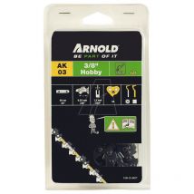 Catena per motosega 3/8", 1,3 mm - 55 maglie di trasmissione - tronchesi semitondi Arnold