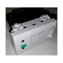 Arnould - 22339 Toma de afeitadora 3 módulos Luz - blanco, Blanca